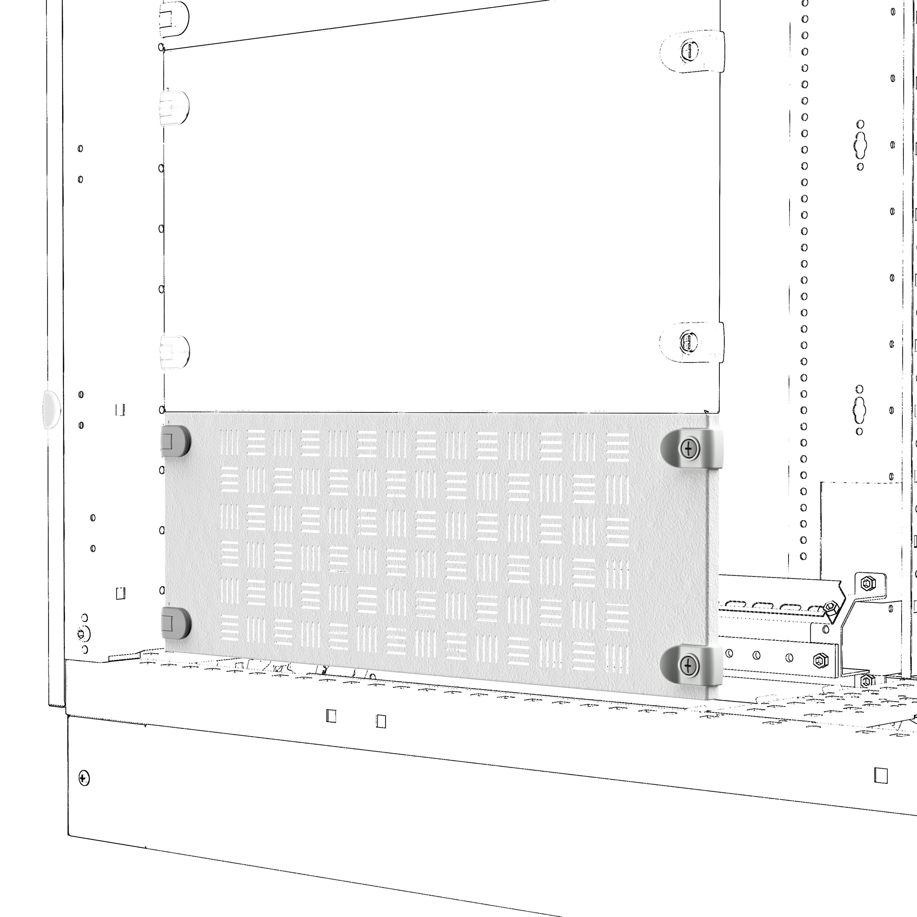 Gewiss - QDX PANNELLO AERATO 850x200