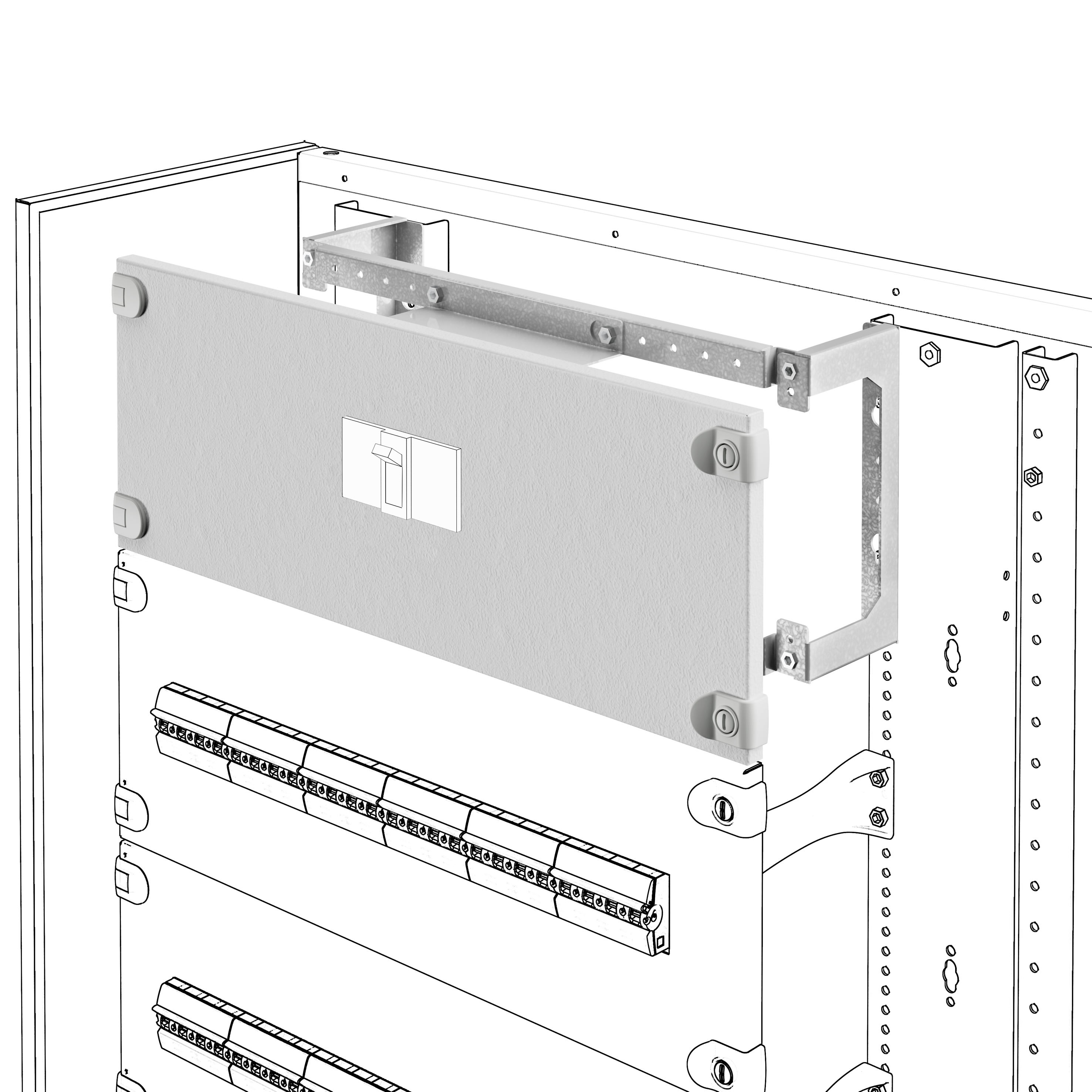 Gewiss - KIT MSX/D/M/c160-250 600x300 VERT FISSO