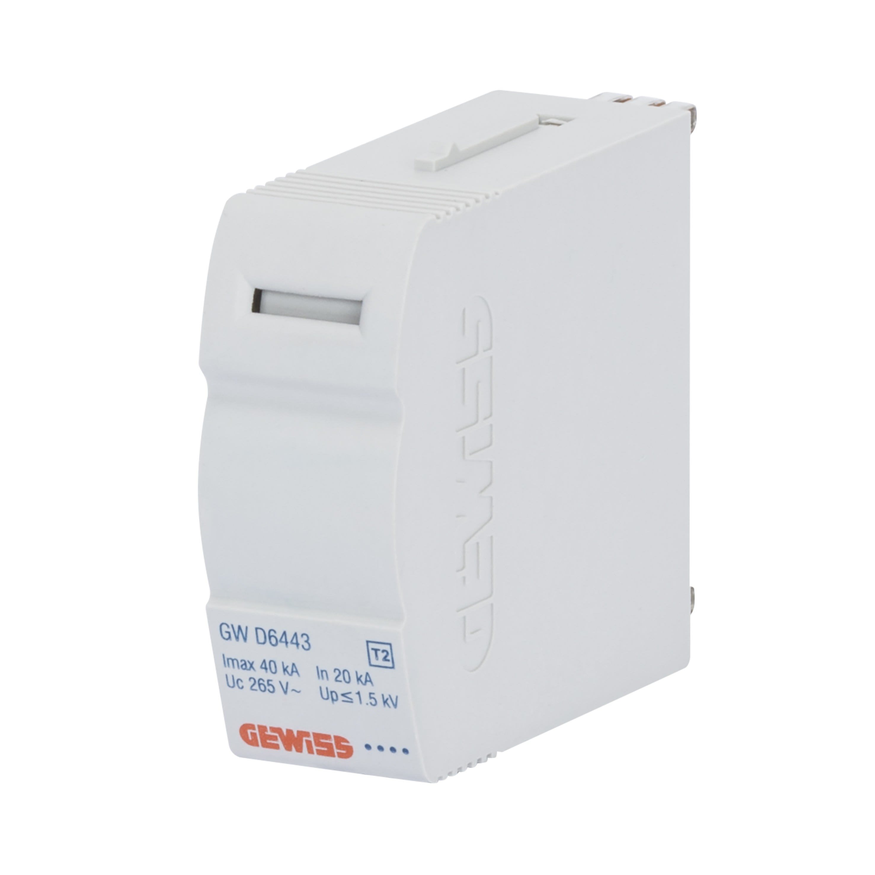 Gewiss - LST - CARTOUCHE NEUTRE 40KA T2