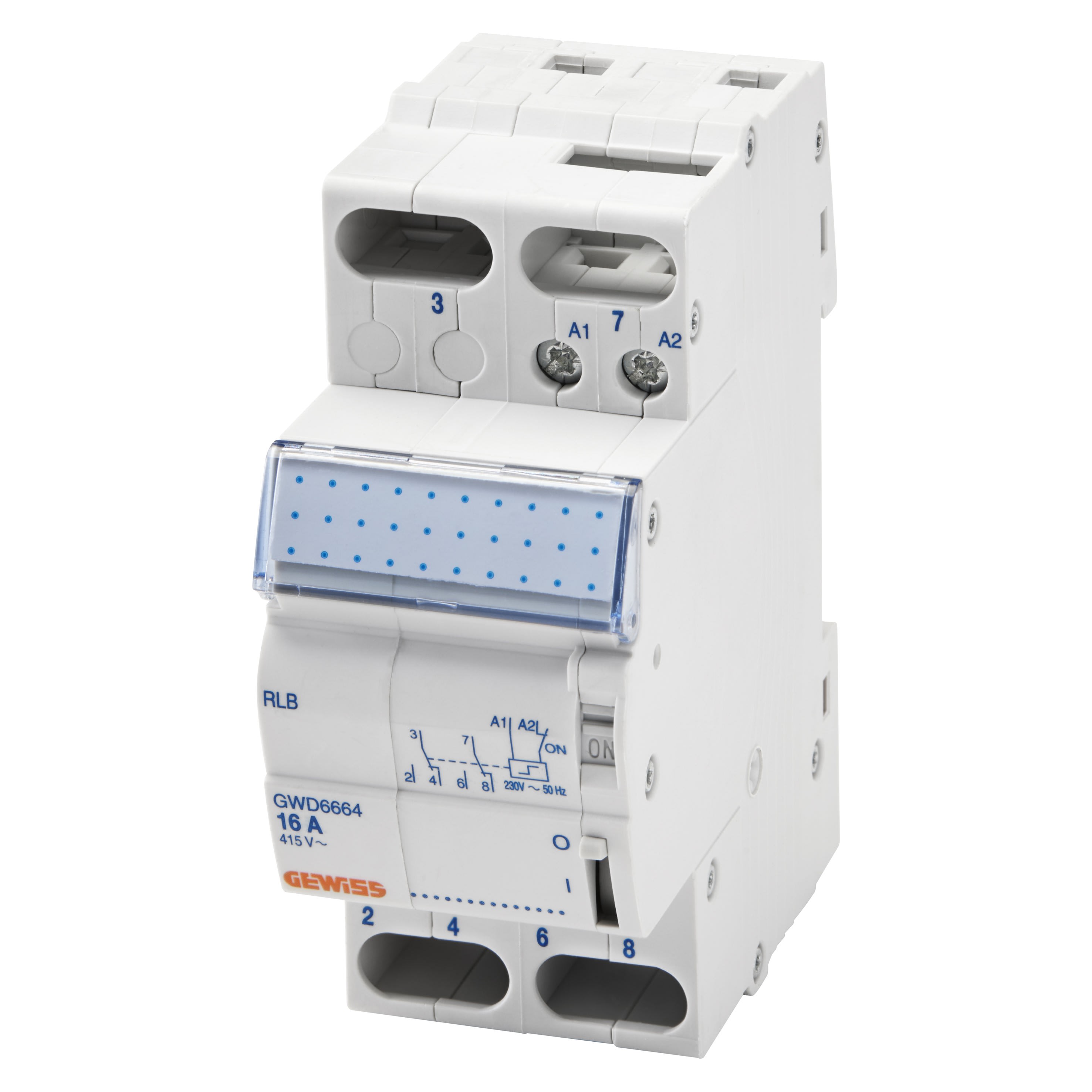 Gewiss - TELERUPTEUR 2INV 16A 230VAC 2M