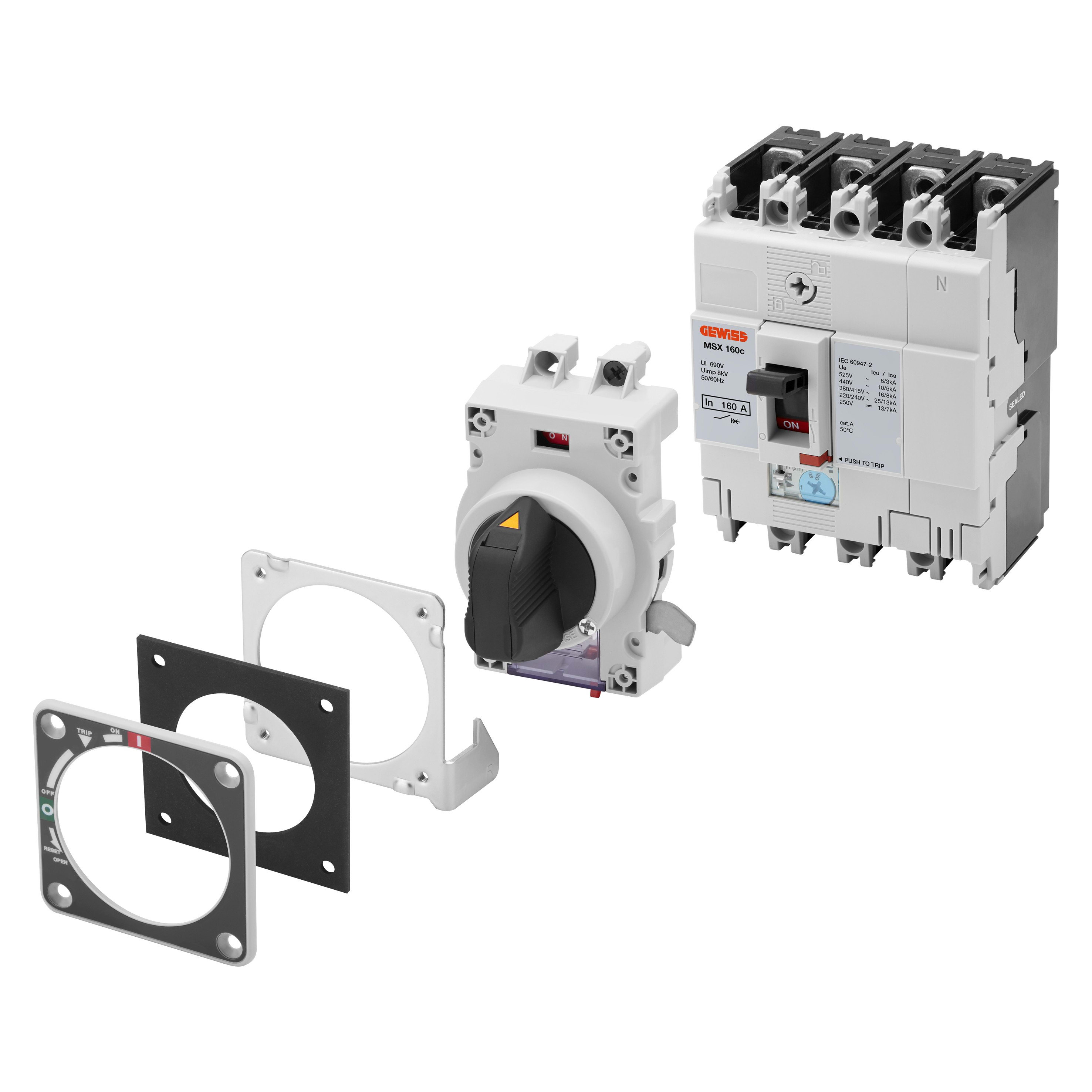 Gewiss - MANOVRA ROT DIRETTA IP5X MSX/M250c - GWD8619