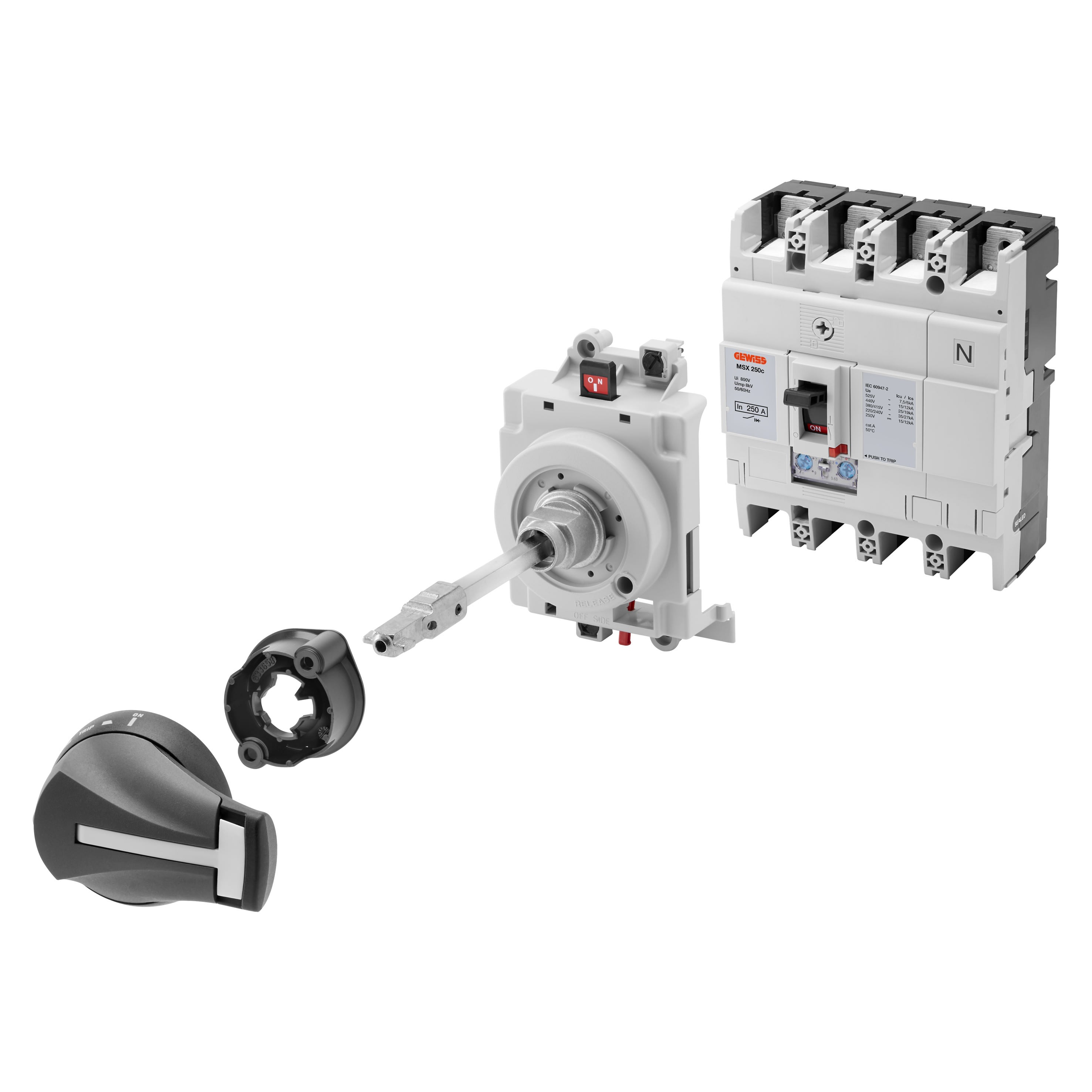 Gewiss - MANOVRA ROT RINV IP5X MSXE/M1000 - GWD8634