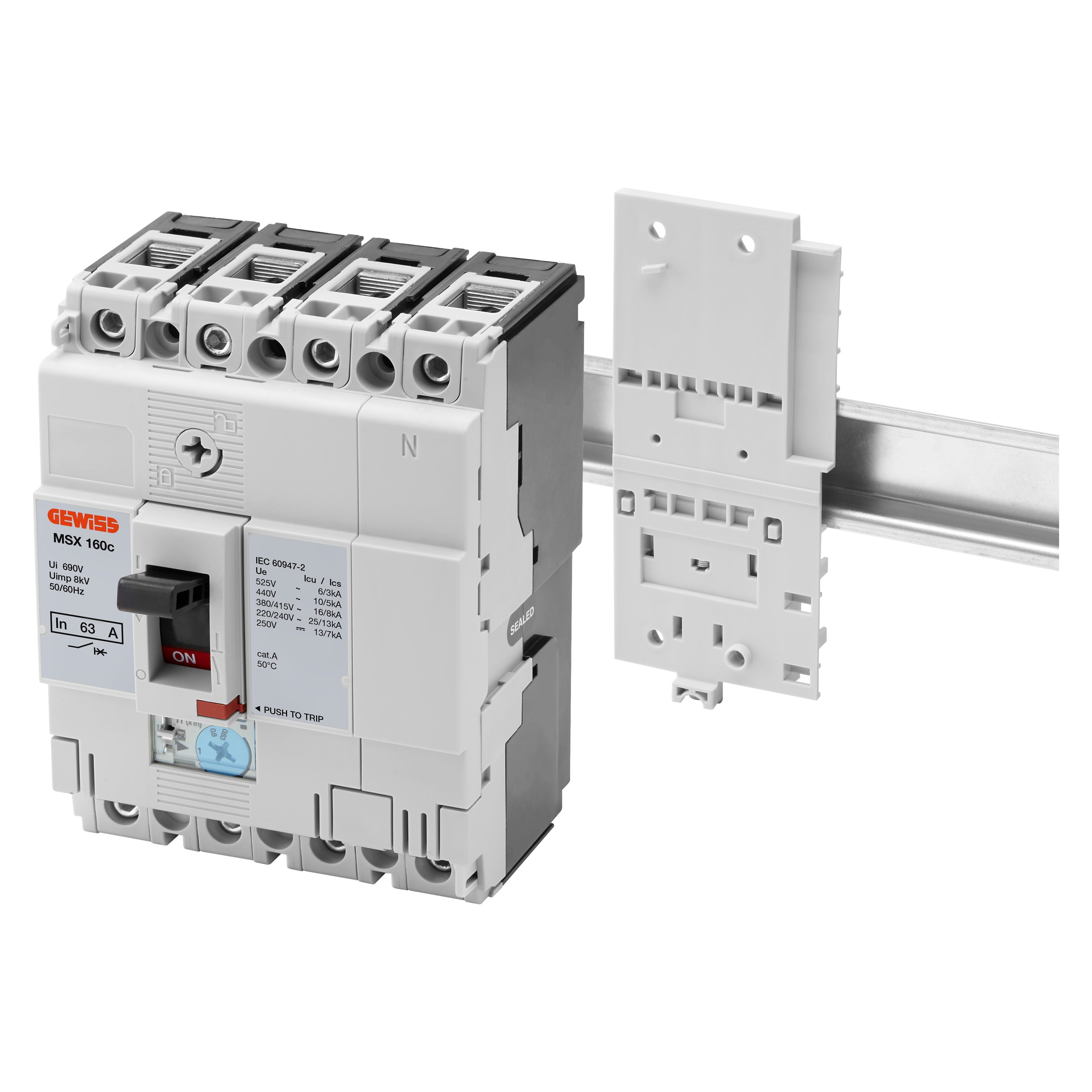 Gewiss - STAFFA FIS GUIDA DIN MSX/D/M/c125-250