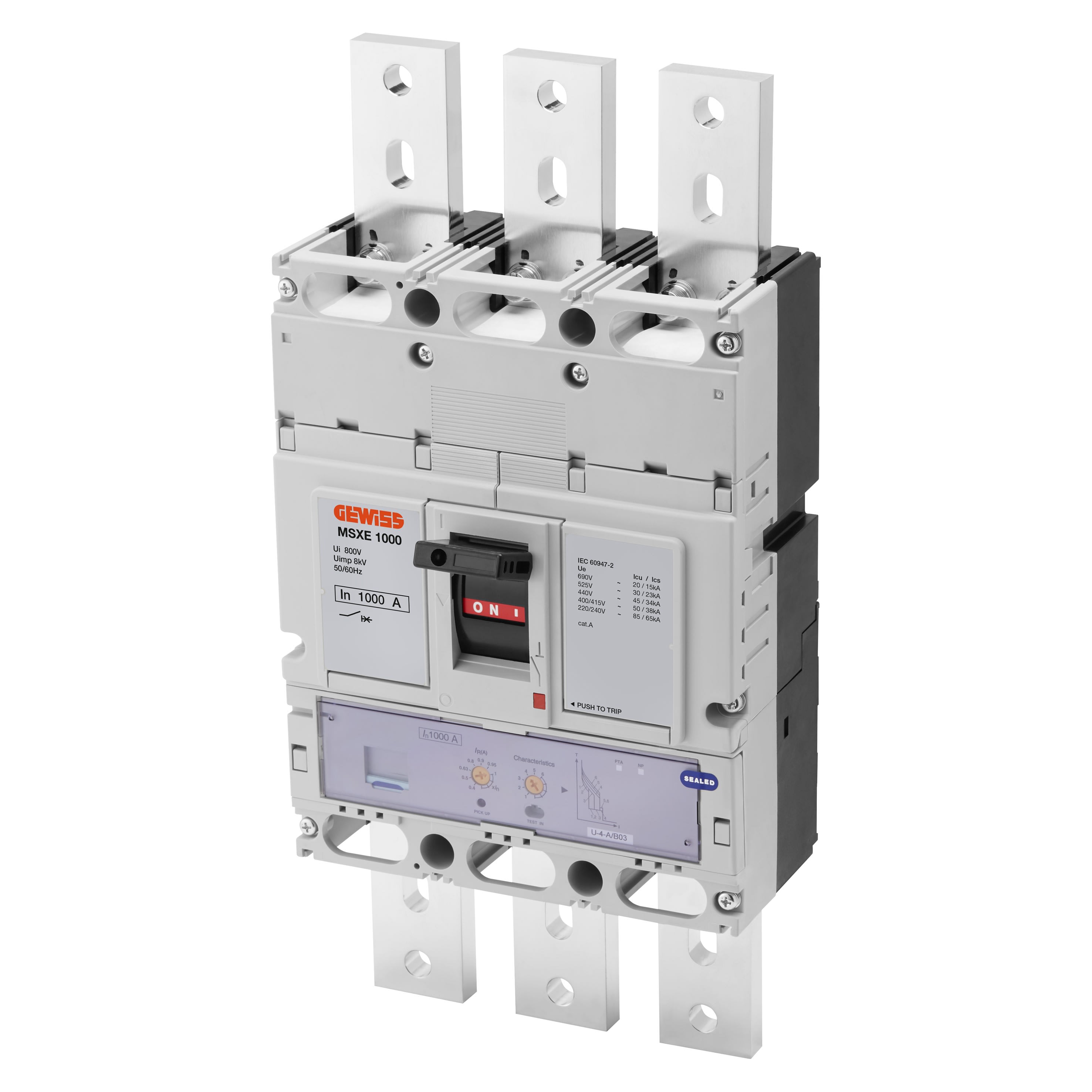 Gewiss - MSXE 1000 3P 1000A 50KA LSI TERM.FB