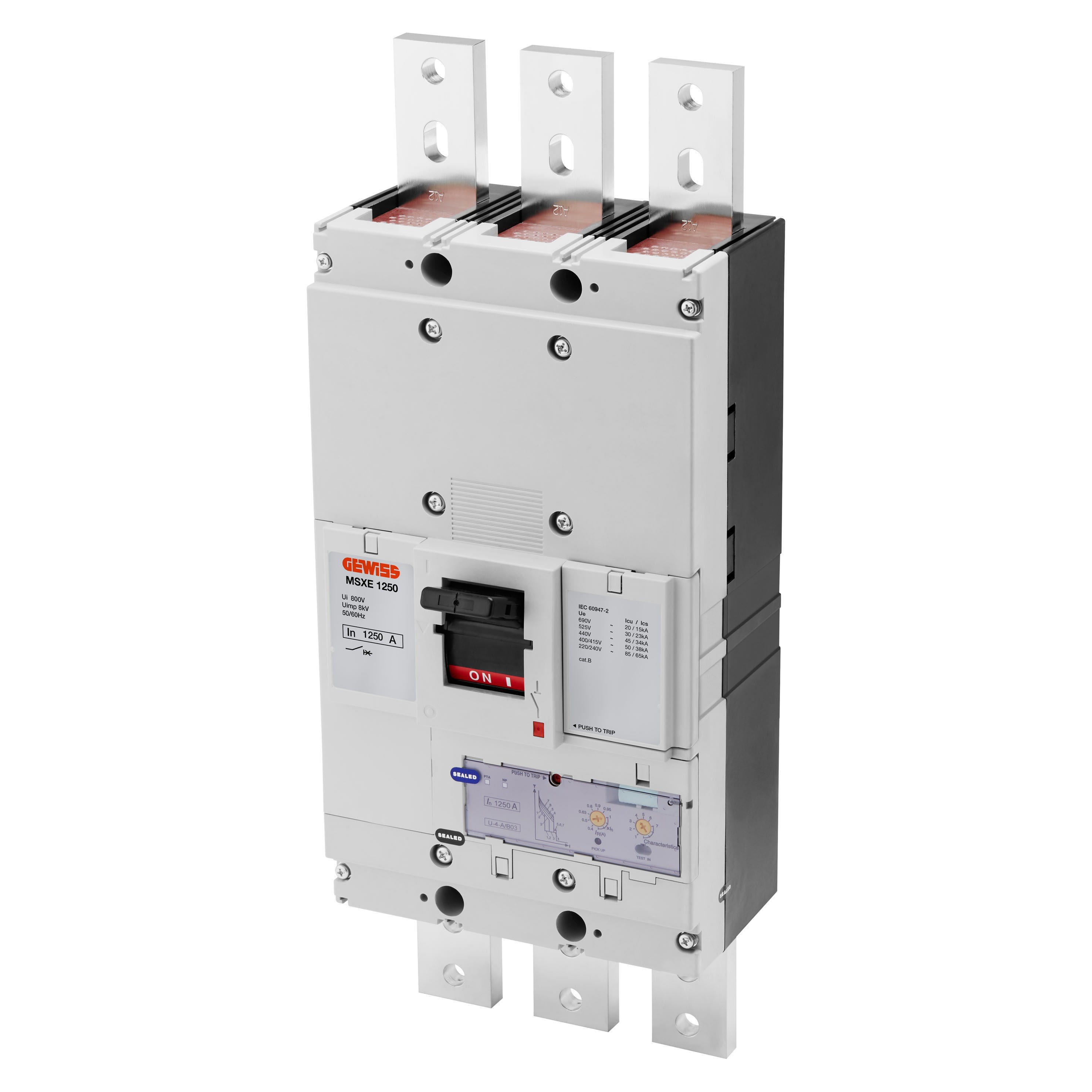 Gewiss - MSXE 1250 3P 1250A 50KA LSI TERM.FB