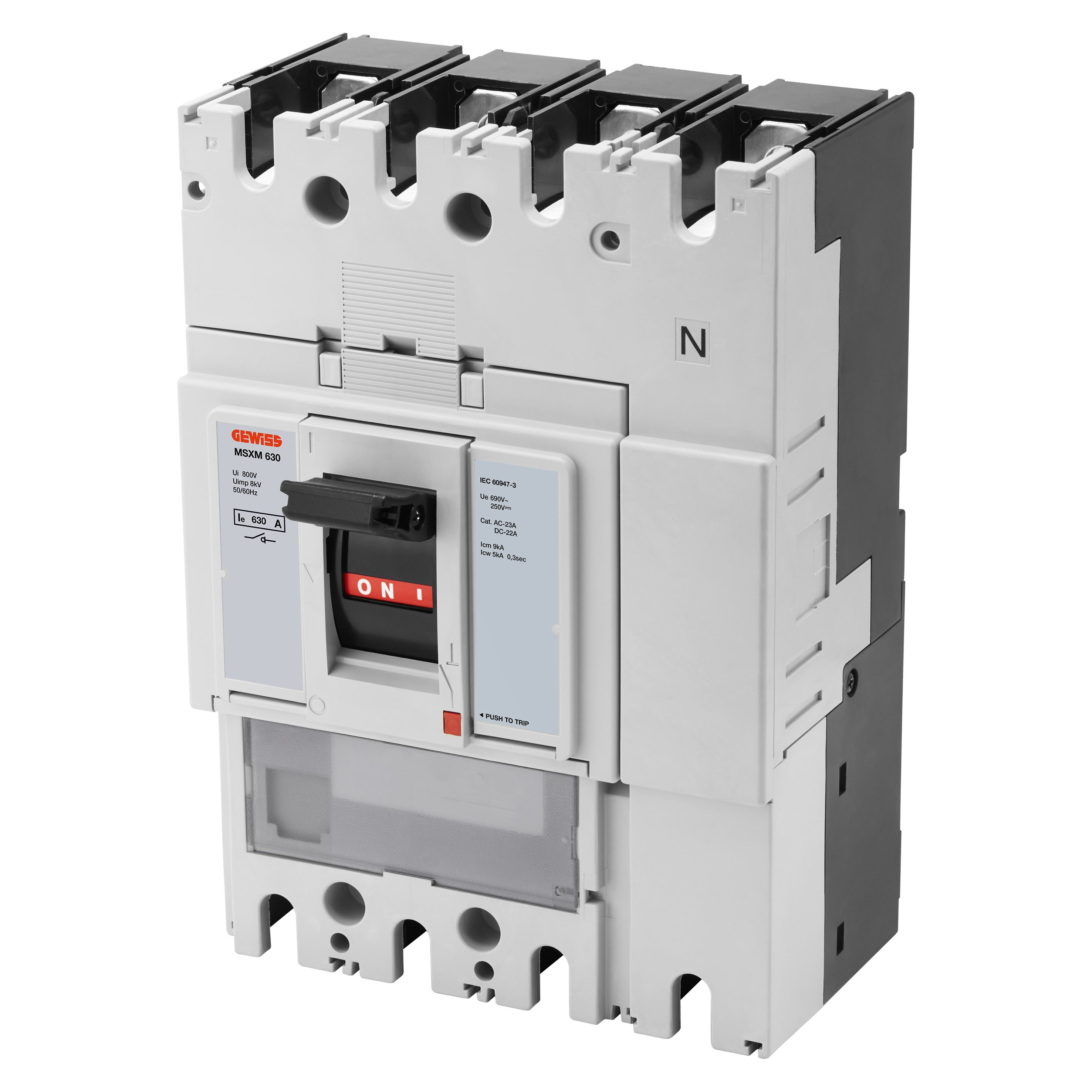 Gewiss - MSXM 630 4P 630A Term.FC