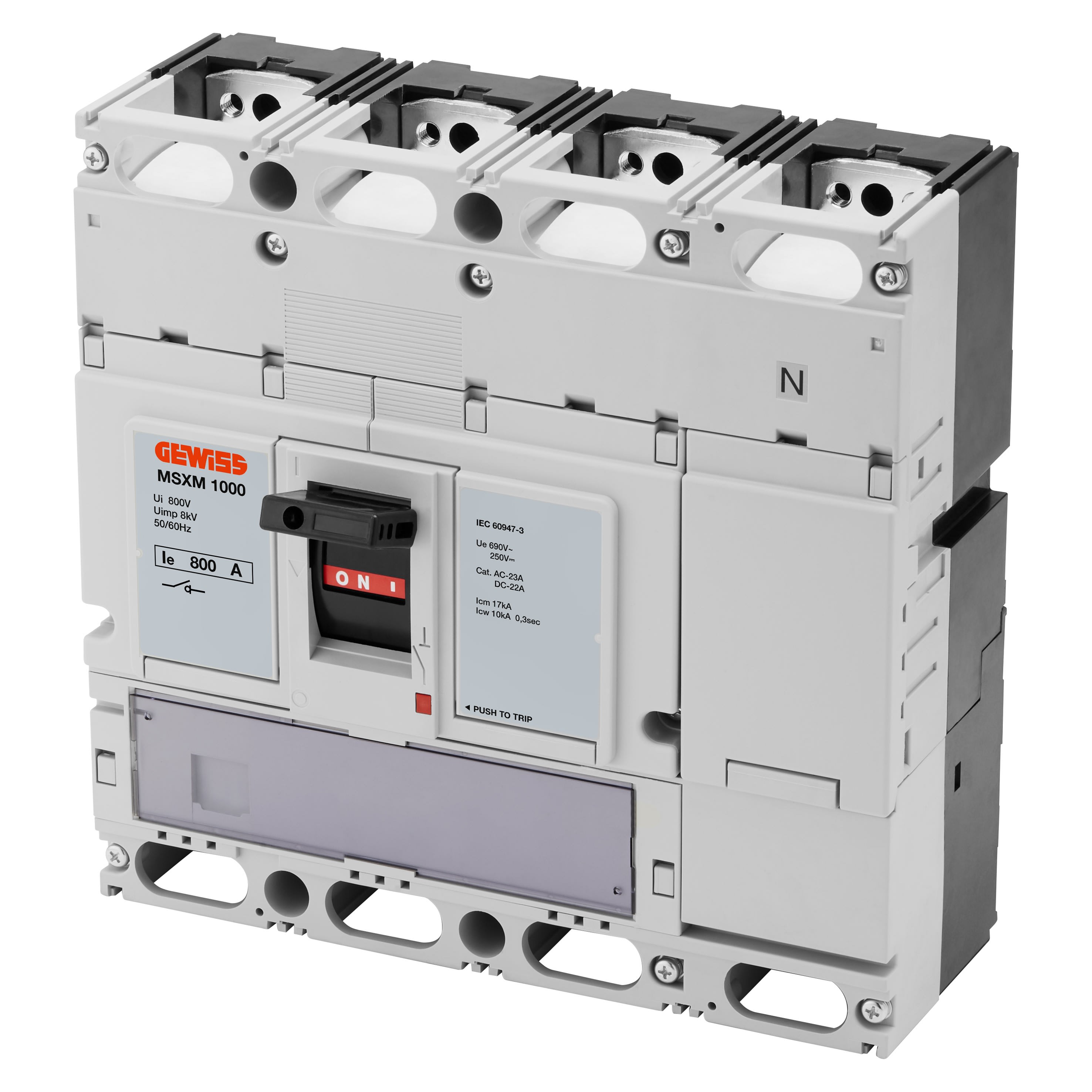 Gewiss - MSXM 1000 4P 800A Term.FC