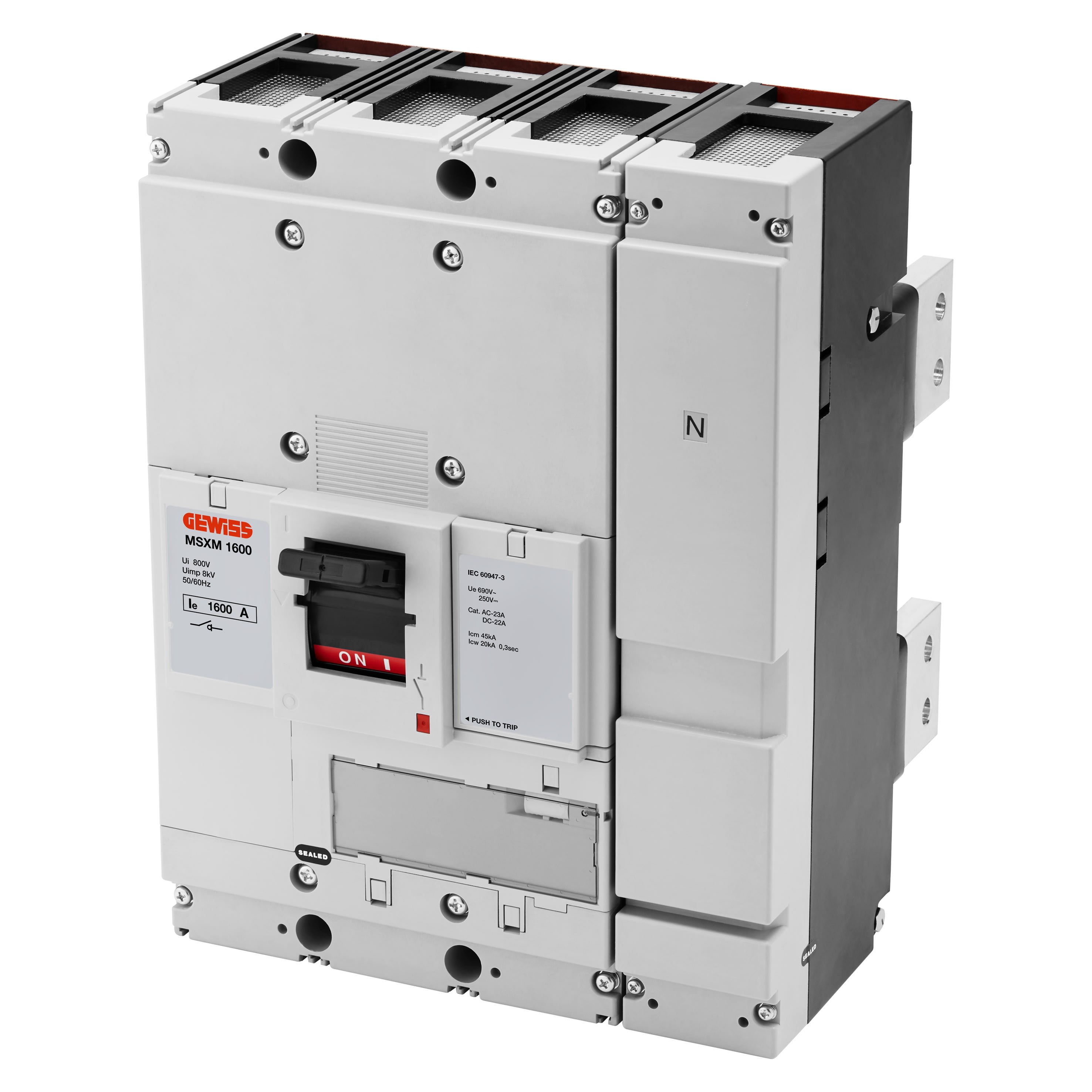 Gewiss - MSXM 1600 4P 1600A Term.RC INT