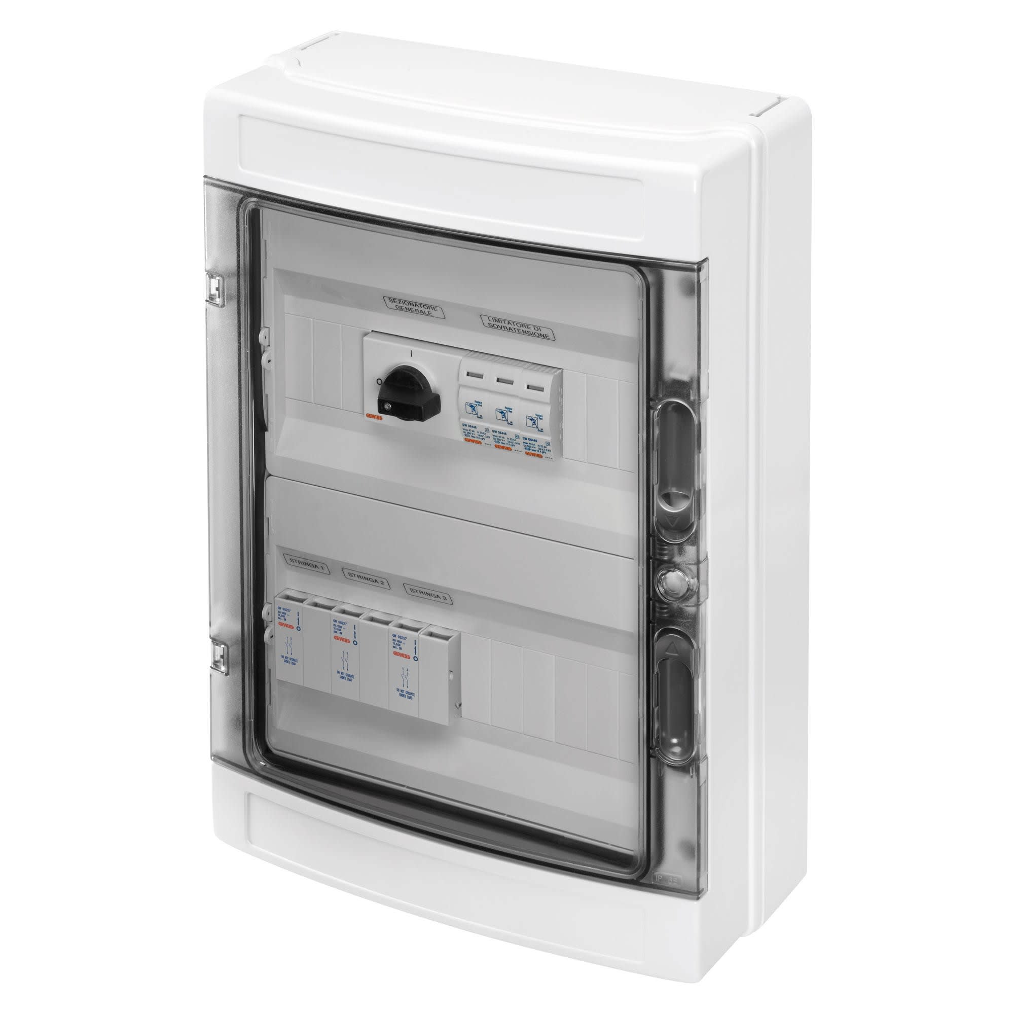Gewiss - COFFRET 3 CHAINES 1000V DC 32A