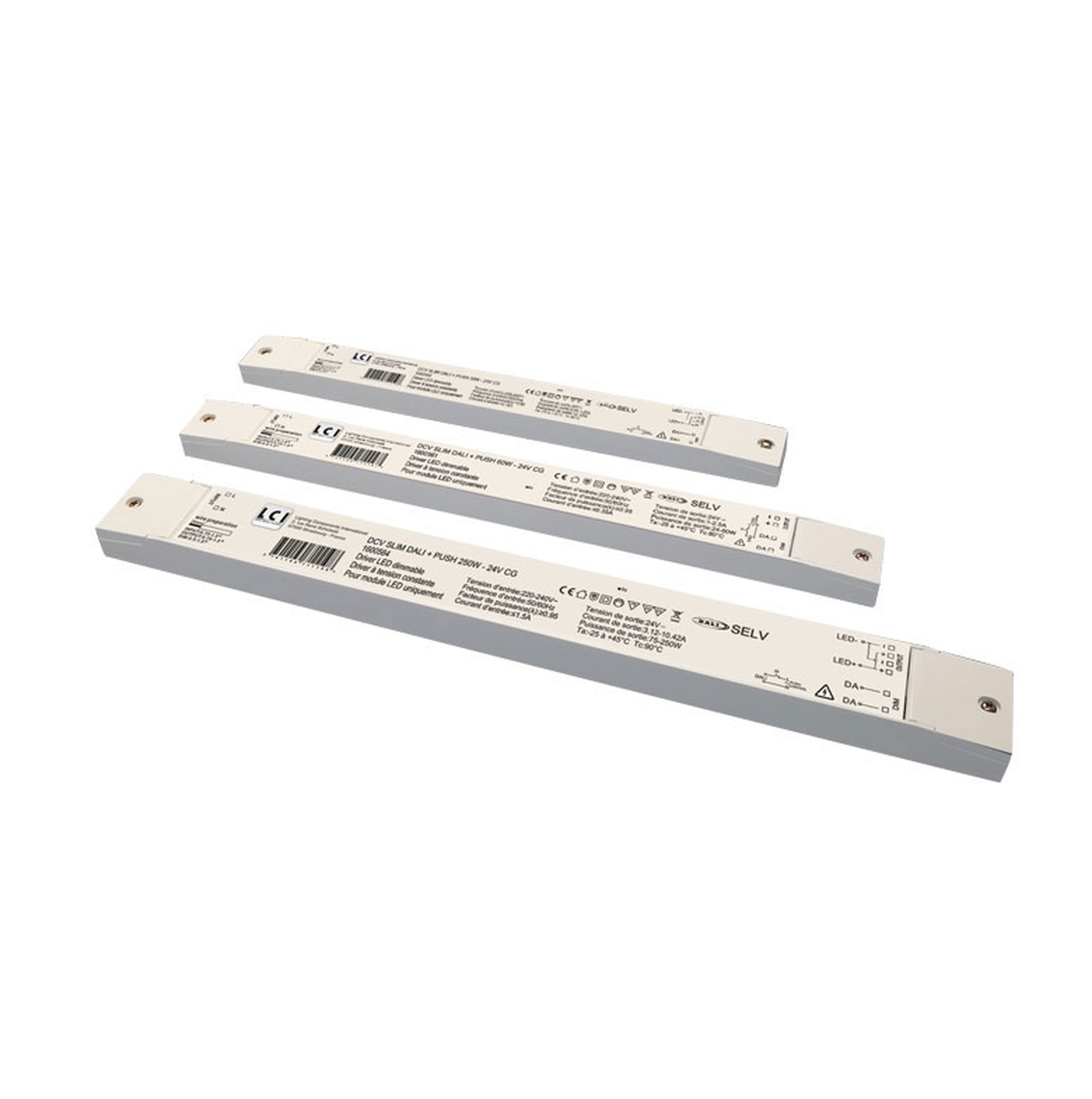 LCI - DCV SLIM DALI + PUSH 60W - 24V CG