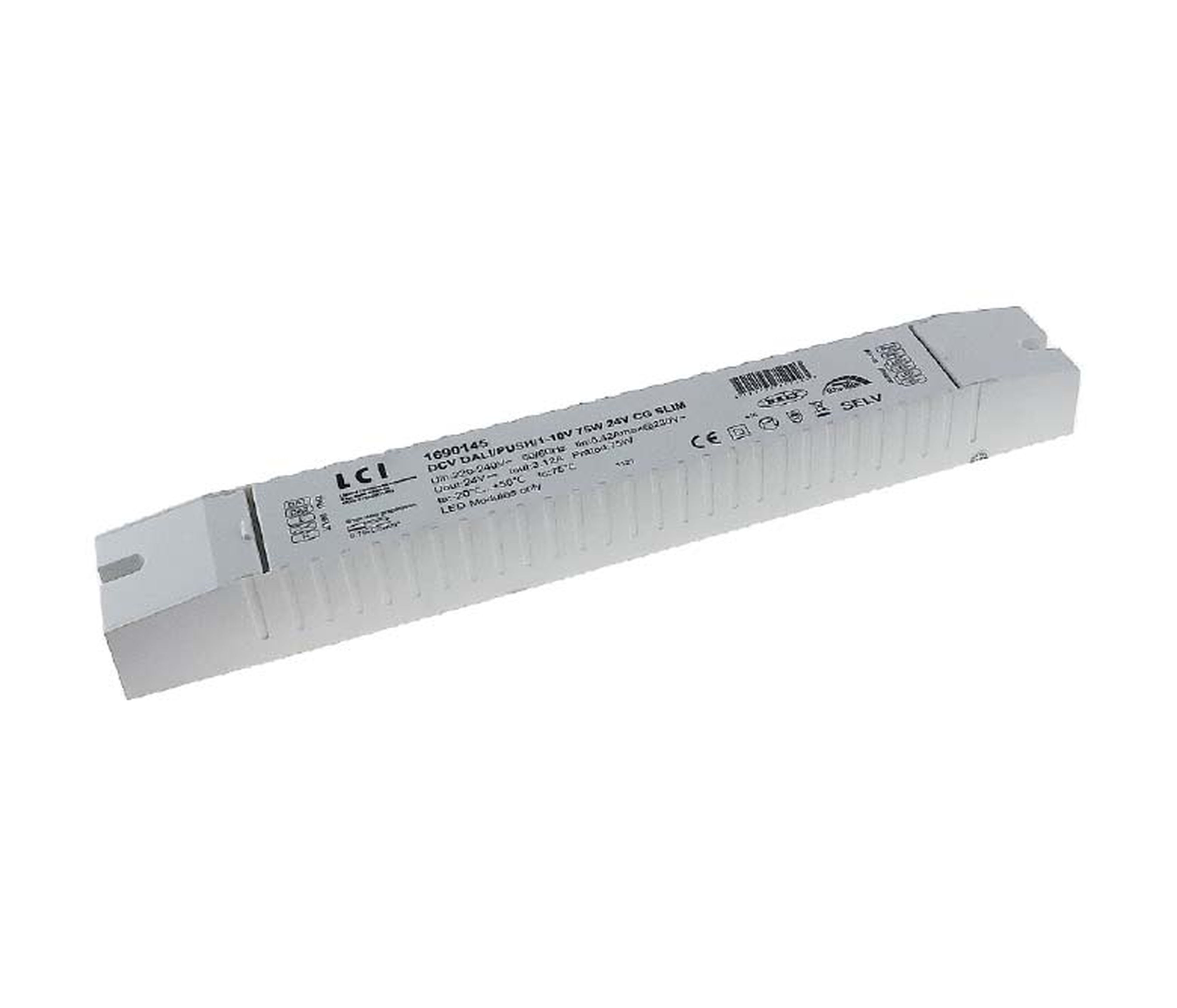LCI - DCV DALI PUSH 0/1-10V 150W 24V CG SLIM