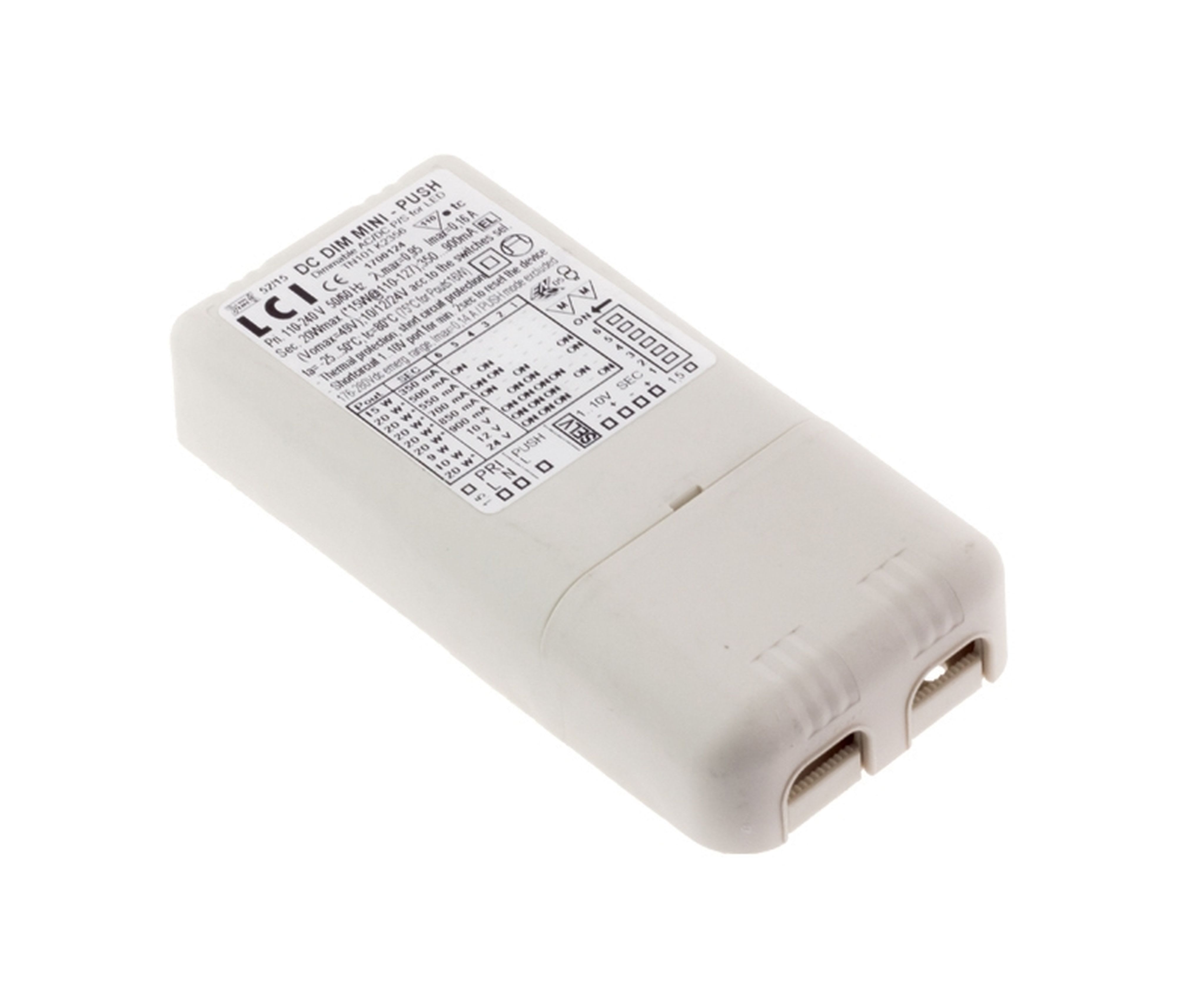 LCI - DC DIM MINI - PUSH/1-10V