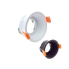 LCI - Spot cône basse lum. blanc IP54 Ø85 lampe à clipser