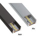 LCI - Profilé LED AL1707B - 2m + diffuseur frosted + accessoires