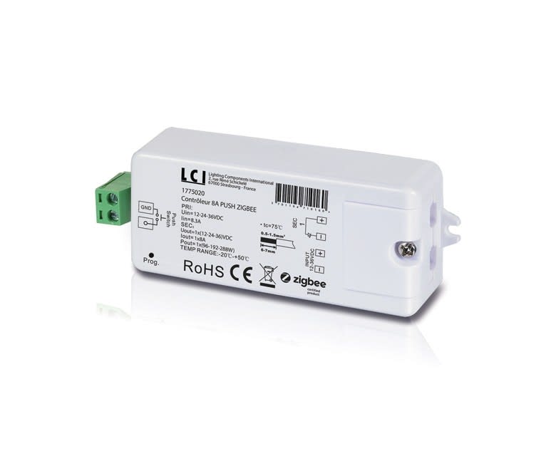 LCI - Contrôleur 8A PUSH ZIGBEE