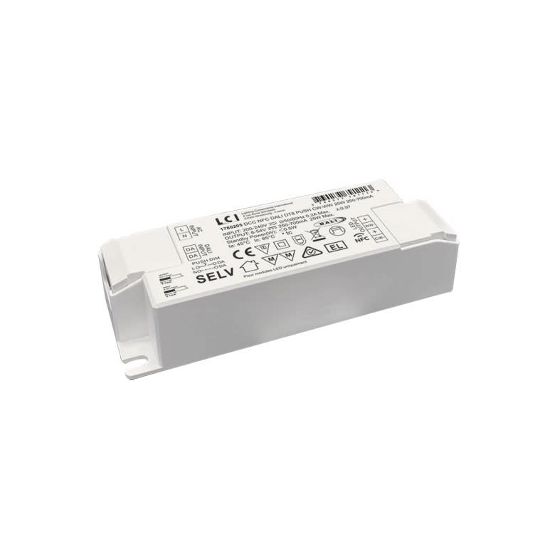 LCI - DCC NFC DALI DT8 PUSH CW-WW 25W 250-700mA