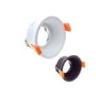 LCI - Spot cône basse lum. blanc IP54 Ø85 lampe à clipser