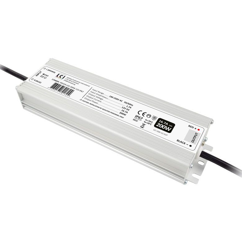LCI - DRIVER LED 200W 12V IP67