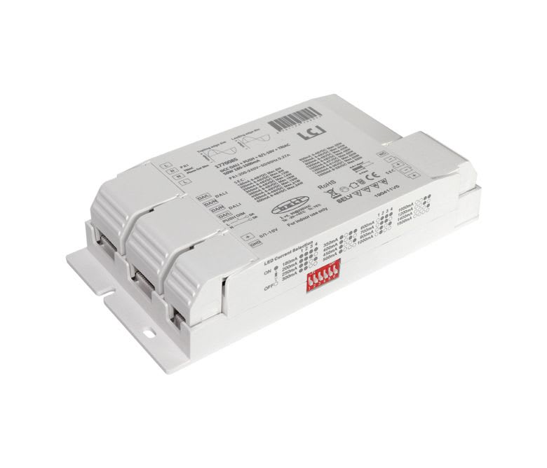 LCI - DCC DALI + PUSH + 0/1-10V +TRIAC 50W 180-1500mA
