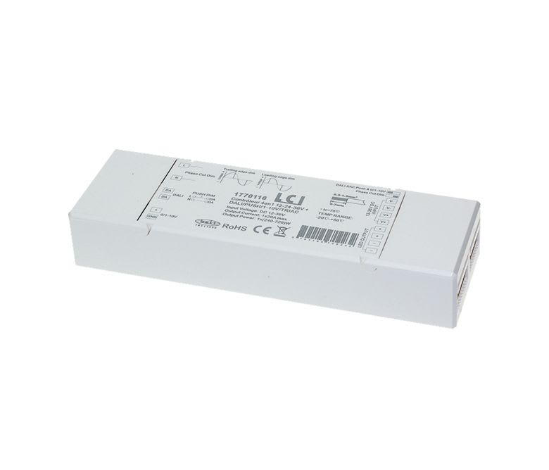 LCI - Contrôleur 4en1 12-24-36-48V + DALI+PUSH+1-10V+TRIAC