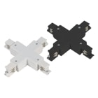 LCI - Alimentation - croix - pour Rail 3 phases blanc
