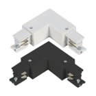 LCI - Alimentation - angle 90° gauche - pour Rail 3 phases blanc