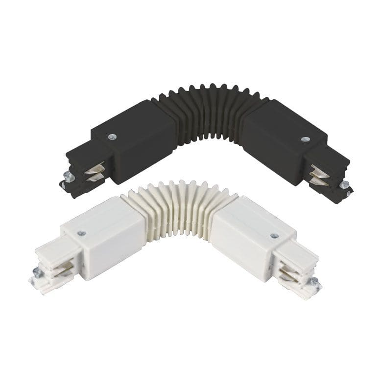 LCI - Connecteur de jonction flexible pour Rail 3 phases blanc
