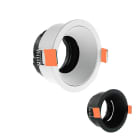 LCI - Spot cône basse lum. ORIENTABLE noir Ø83 lampe à clipser