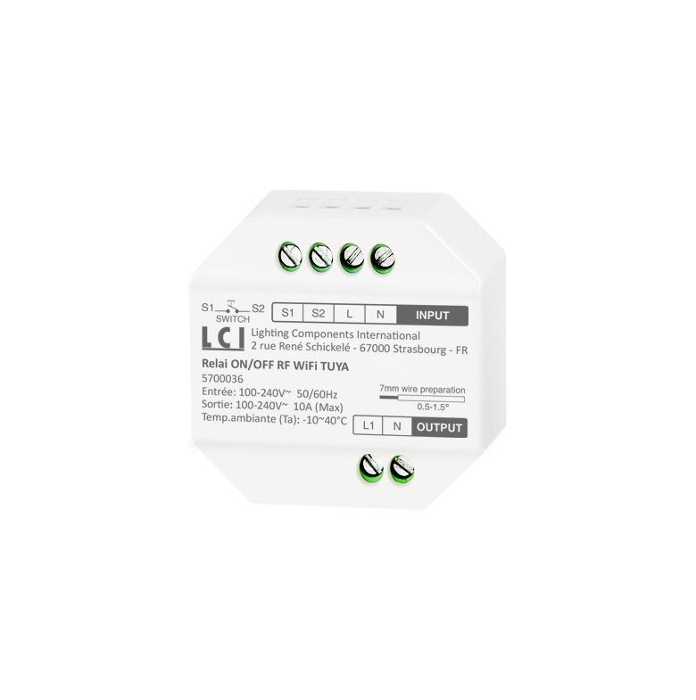 LCI - Relai on/off RF wifi TUYA