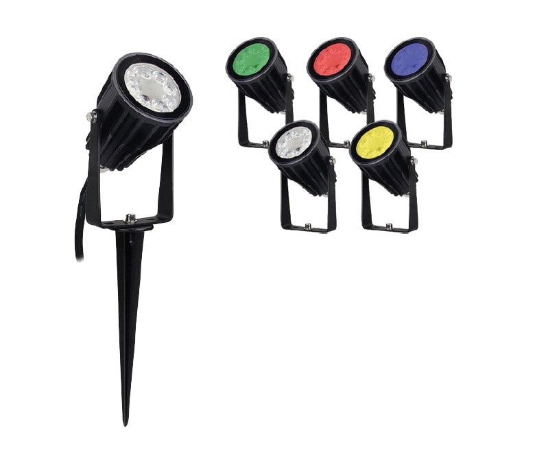 LCI - Projecteur jardin rond RGB-CW-WW IP65 6W