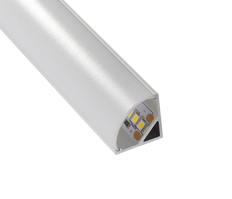 LCI - Profilé LED C1616R - 2m + diffuseur opale + accessoires