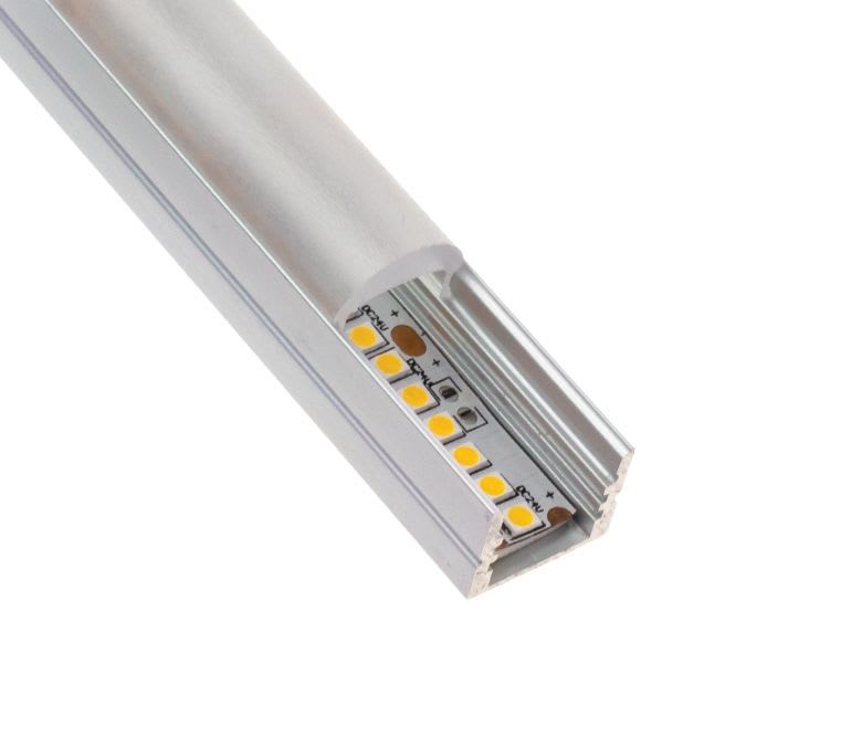 LCI - Profilé LED S-LENS1 - 2m + diffuseur frosted + accessoires