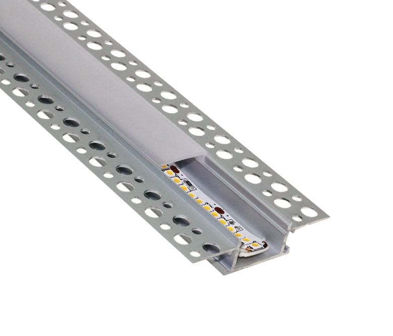 LCI - Profilé LED trimless 1304 - 2m + diffuseur opale + accessoires