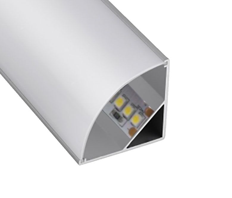 LCI - Profilé LED C3030R - 2m + diffuseur opale + accessoires