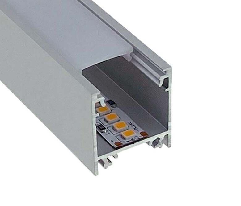 LCI - Profilé LED AN 23x25 - 2m +  diffuseur opale + accessoires
