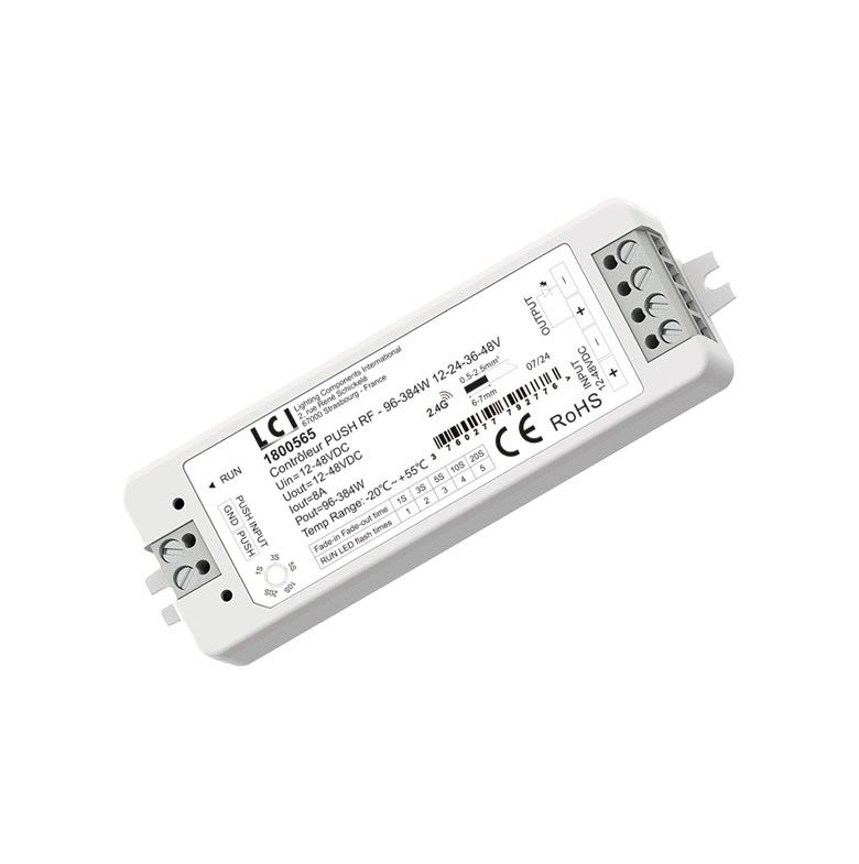 LCI - Contrôleur PUSH RF - 96-384W 12-24-36-48V