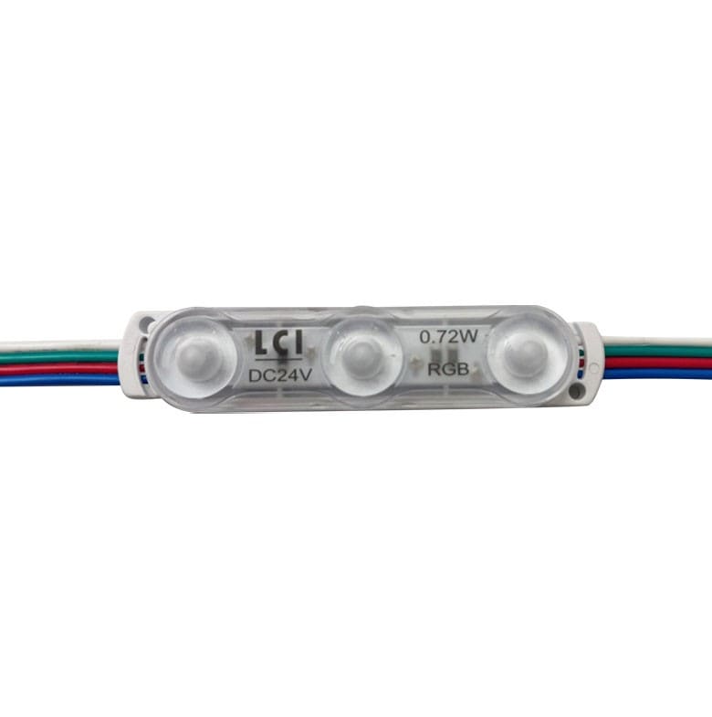 LCI - Module LED 24V 0,72W CRI90 RGB IP66 - guirlande de 14,5m / 125 modules