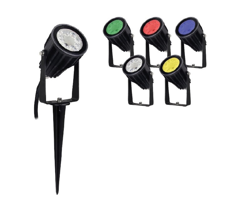 LCI - Projecteur jardin rond RGB-CW-WW IP65 6W