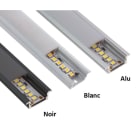 LCI - Profilé LED NOIR R1707 - 2m + diffuseur opale + accessoires