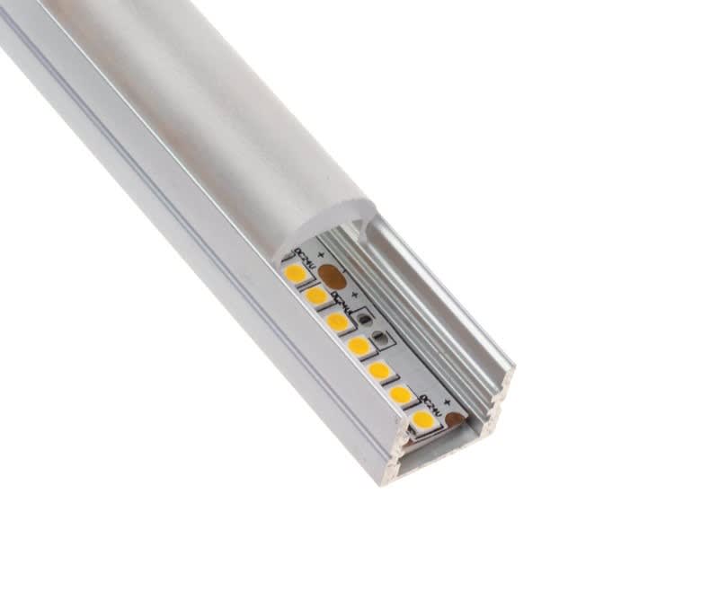 LCI - Profilé LED S-LENS1 - 2m + diffuseur frosted + accessoires