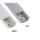 LCI - Profilé LED BLANC R2310 - 2m + diffuseur opale + accessoires