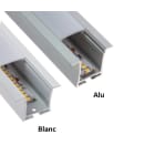 LCI - Profilé LED BLANC RC2328 - 2m + diffuseur opale + accessoires