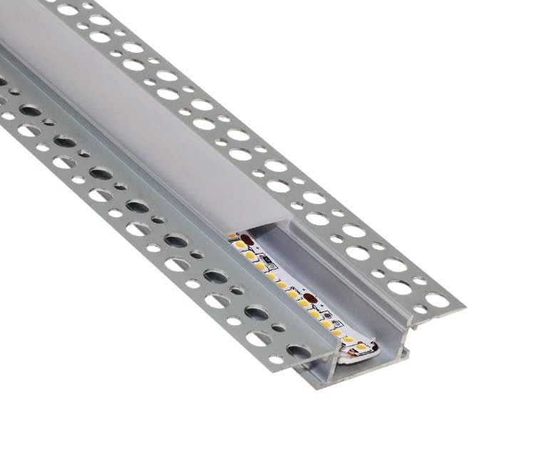 LCI - Profilé LED trimless 1304 - 2m + diffuseur opale + accessoires