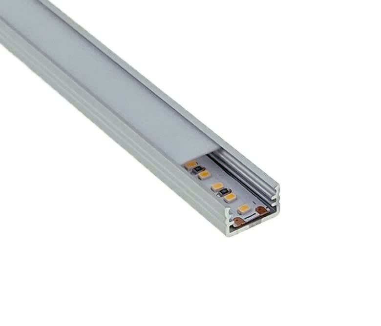 LCI - Profilé LED AN 7x12 - 2m +  diffuseur opale + accessoires