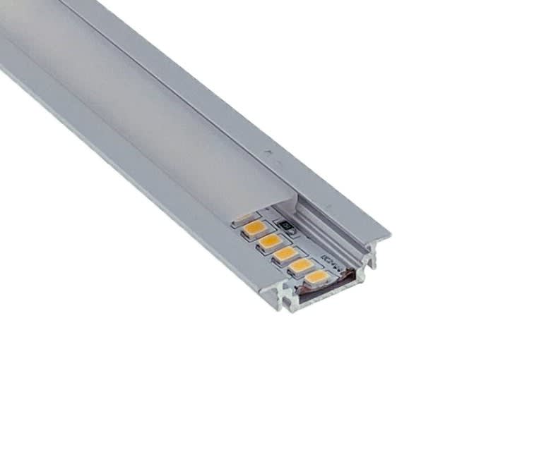 LCI - Profilé LED AN 7x24 - 2m + diffuseur opale + accessoires