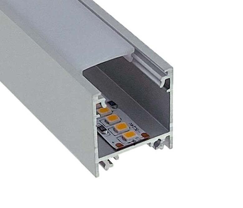 LCI - Profilé LED AN 23x25 - 2m +  diffuseur opale + accessoires