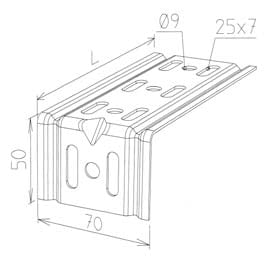 Mavil - CONSOLE ECO RENF 50x50x70 Z275