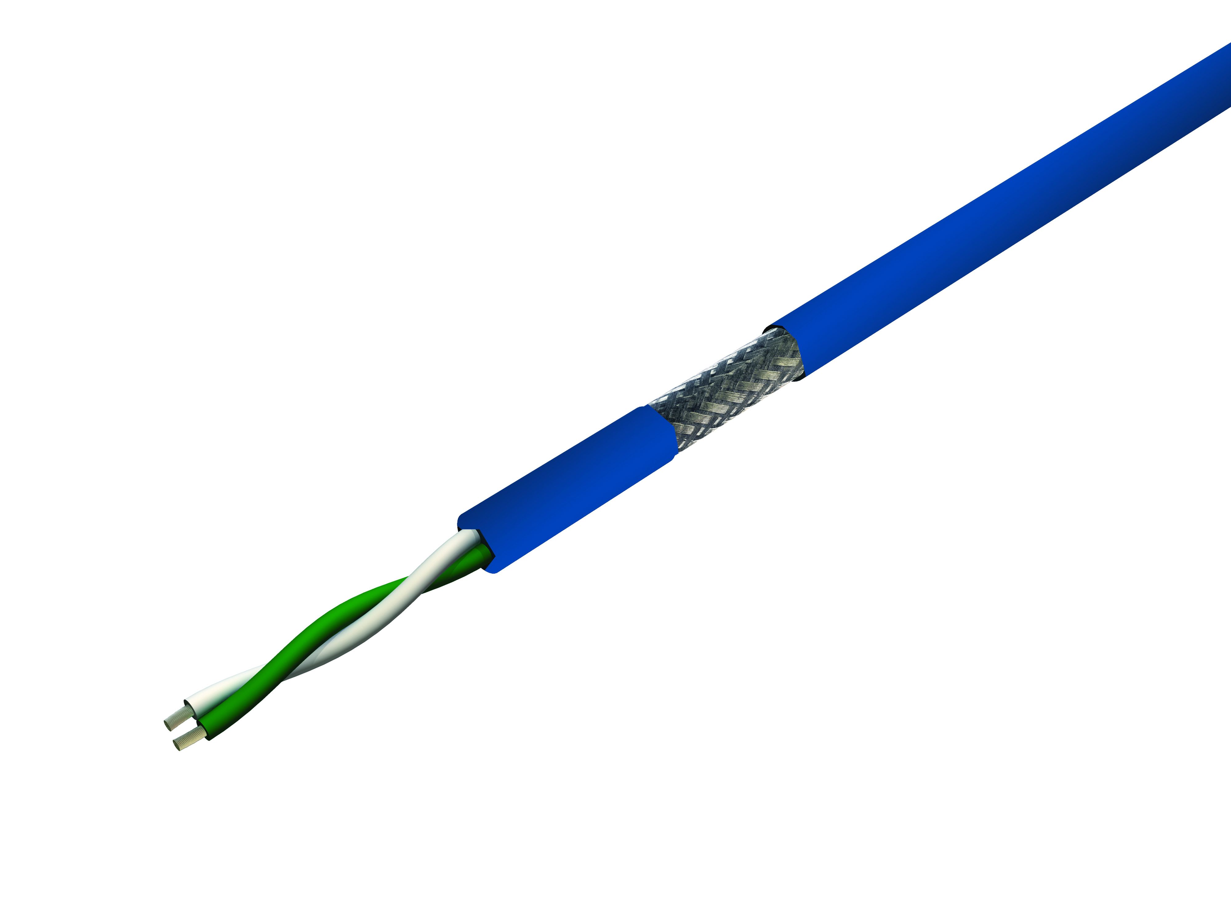 CAE Data - CABLE DMX 512 - 1 PAIRE 0.22 MM2 - PVC BLEU