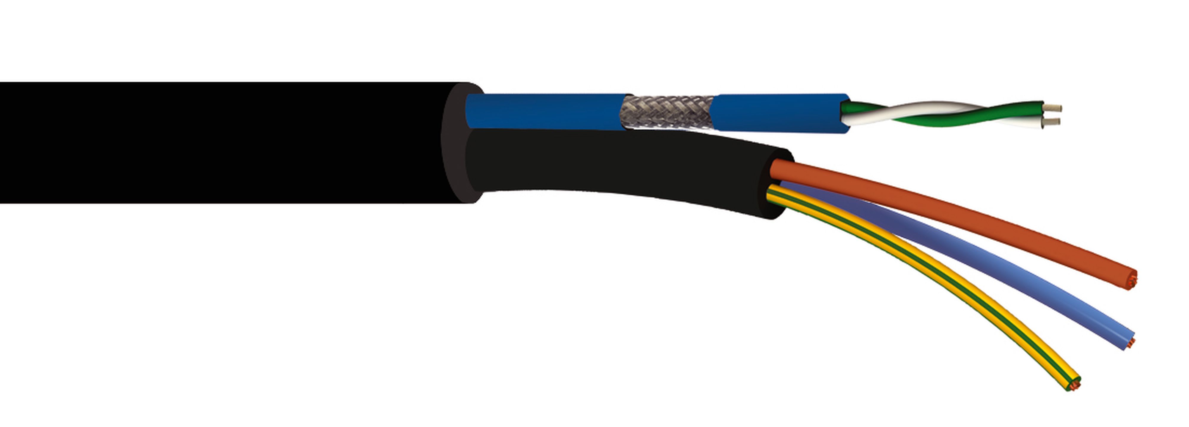 CAE Data - CABLE DMX 512 HYBRIDE COMPOSE: 1XDMX512 + 3G1.50 MM2