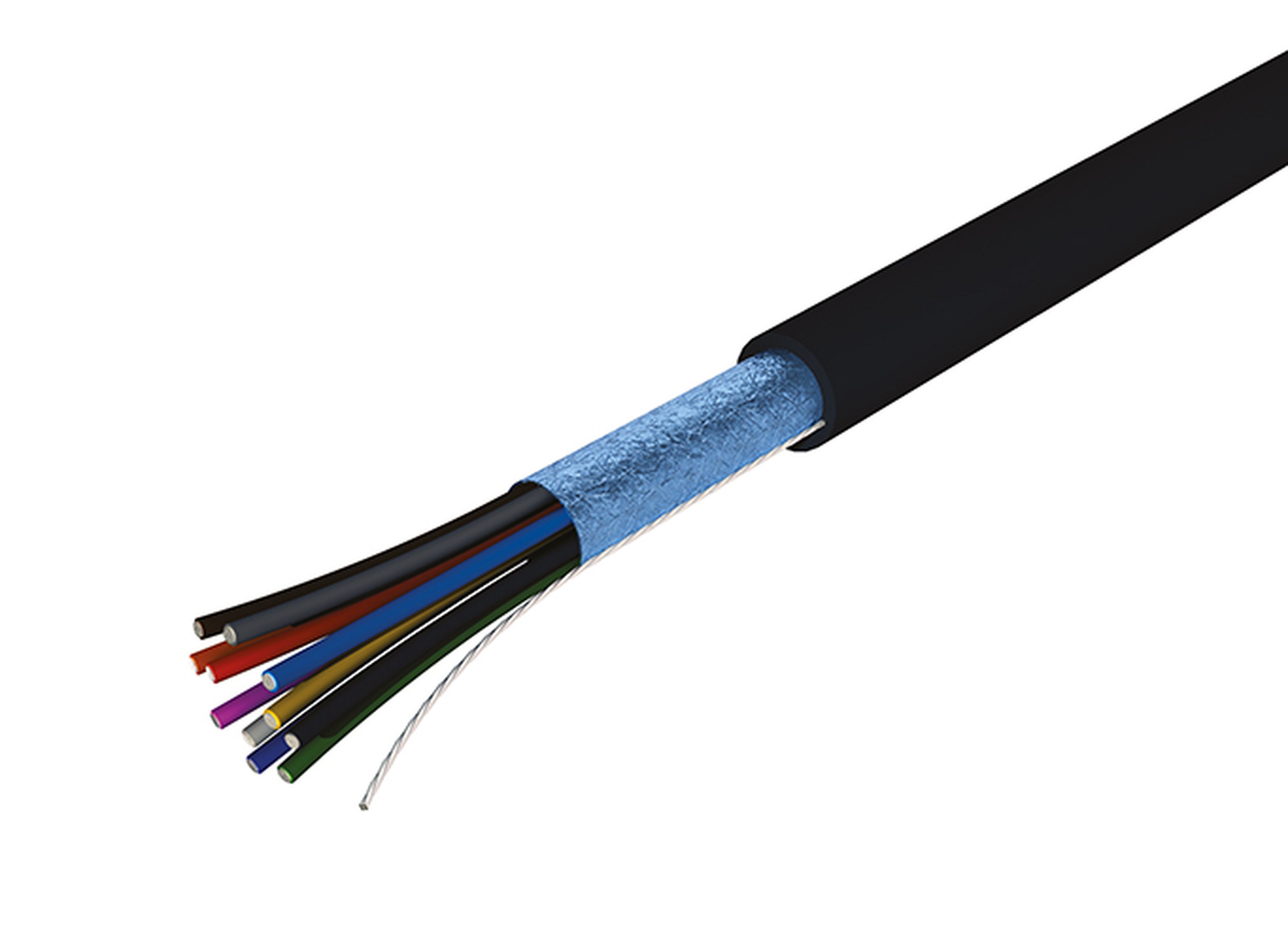 CAE Data - CABLE TELECOMMANDE 6 x 0.22 MM2 - PVC NOIR